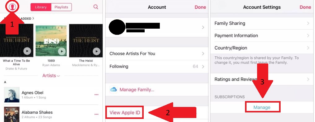 administrar suscripcion apple music