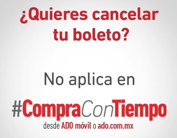 cancelar boleto en linea ado