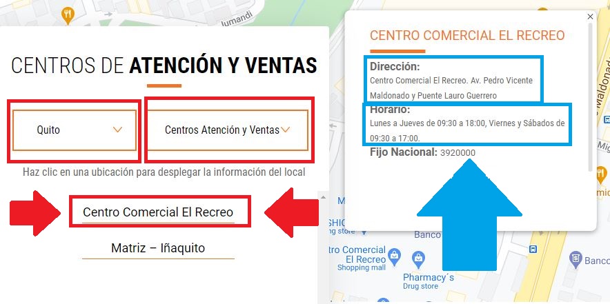 centros de atencion netlife quito