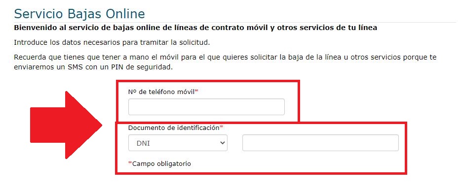 dar de baja movistar españa