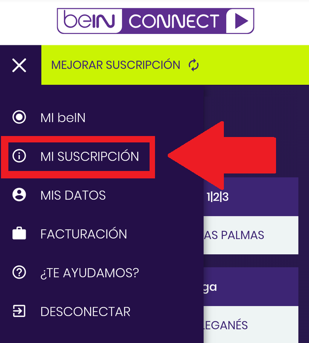 mi suscripcion bein